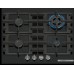 Bosch Serie 4 Płyta gazowa 60 cm Szkło hartowane, Czarny PNH6B6K40