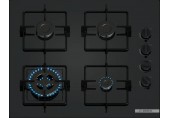 Bosch Serie 2 Płyta gazowa 60 cm Szkło hartowane, Czarny POH6B6K30