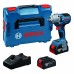 BOSCH GDS18V-450H PROFESSIONAL Akumulatorowe klucze udarowe, 2x5,0Ah, L-BOXX 06019K4203