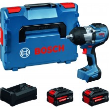 BOSCH GDS18V-1400 PROFESSIONAL Klucz udarowy, 2x5,5Ah, L-BOXX 06019R5002