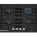 Bosch Serie 8 Płyta gazowa 60 cm Szkło hartowane, Czarny PRP6A6H40