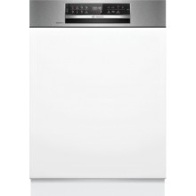 Bosch Serie 6 Zmywarka do zabudowy z panelem 60 cm Stal szczotkowana SMI6ECS10E