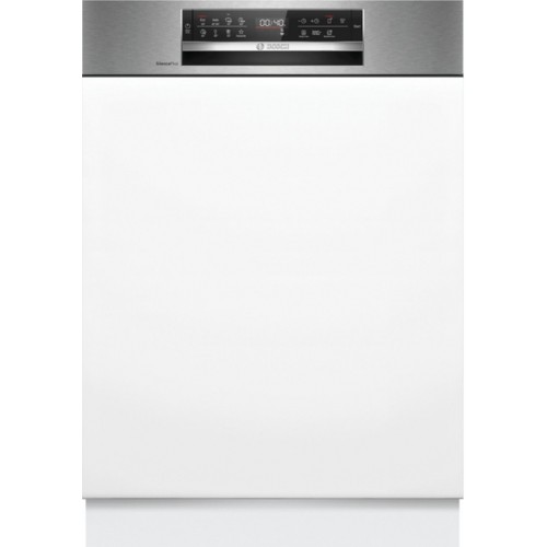 Bosch Serie 6 Zmywarka do zabudowy z panelem 60 cm Stal szczotkowana SMI6ECS10E