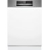 Bosch Serie 6 Zmywarka do zabudowy z panelem 60 cm Stal szczotkowana SMI6ECS10E
