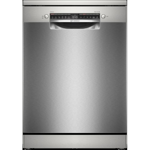 Bosch Serie 4 Zmywarka wolnostojąca 60 cm Kolor srebrny SMS4HVI00E