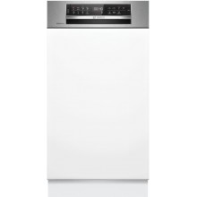 Bosch Serie 6 Zmywarka do zabudowy z panelem 45 cm Stal szczotkowana SPI6EMS21E