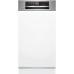 Bosch Serie 6 Zmywarka do zabudowy z panelem 45 cm Stal szczotkowana SPI6EMS21E