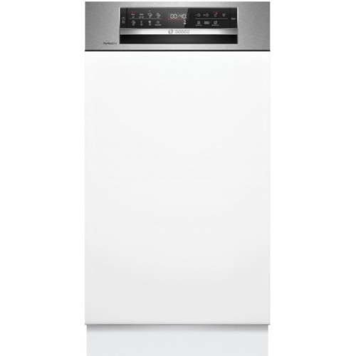 Bosch Serie 6 Zmywarka do zabudowy z panelem 45 cm Stal szczotkowana Bosch Serie 6 Zmywarka do zabudowy z panelem 45 cm Stal szczotkowana