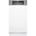 Bosch Serie 6 Zmywarka do zabudowy z panelem 45 cm Stal szczotkowana