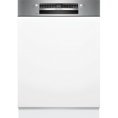 Bosch Serie 4 Zmywarka do zabudowy z panelem 60 cm Stal szczotkowana SMI4EVS04E