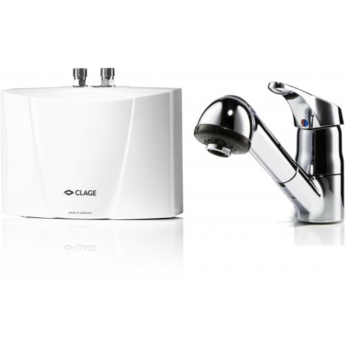 CLAGE M7 EKA Przepływowy podgrzewacz wody - zestaw 6,5 kW 400 V 1500-17226