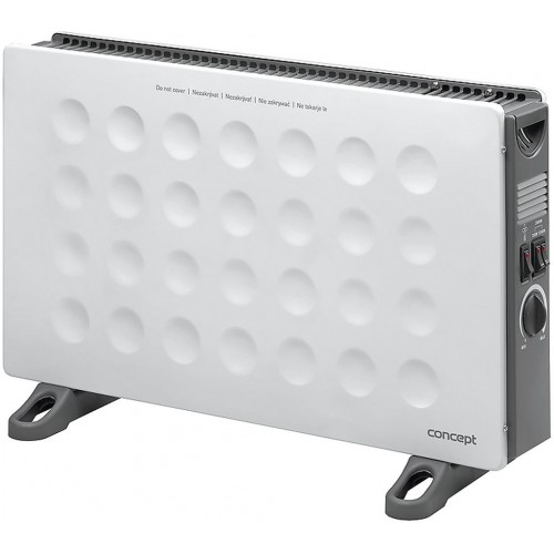 CONCEPT KS-3006 KONWEKTOR 2000 W TURBO MONTAŻ NA ŚCIANIE BIEL ks3006