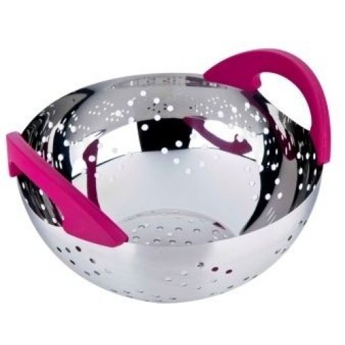 CS SOLINGEN Cedzak 24 cm STILO, różowy CS-040628 CS SOLINGEN Cedzak 24 cm STILO, różowy CS-040628