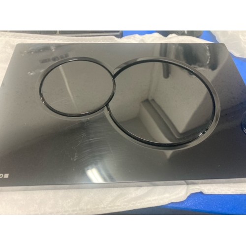 Geberit Sigma01 Przycisk splukujący dwudzielny, czarny połysk 115.770.DW.5