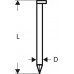 BOSCH Gwóźdź łączony papierem, łeb D, SN34DK 65 2608200001