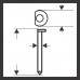 BOSCH Gwóźdź stolarski DA,SK64-34 63NR 2608200527