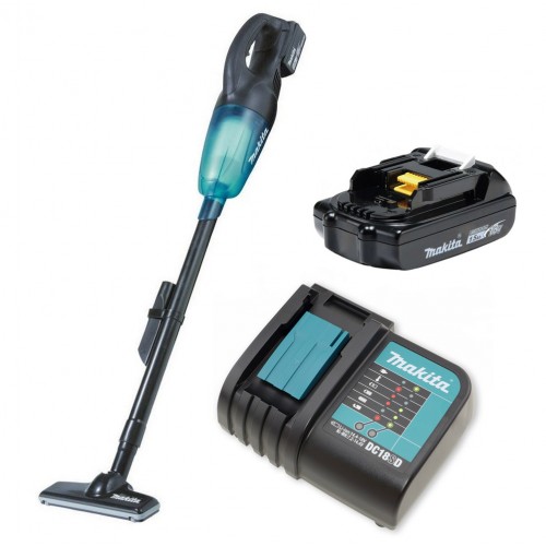 Makita DCL180MHN Aku odkurzacz Li-ion LXT 18V 1x1,5Ah, 4,2kPa
