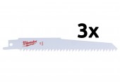 Milwaukee Sawzall Brzeszczot (150mm/3szt) 48001075
