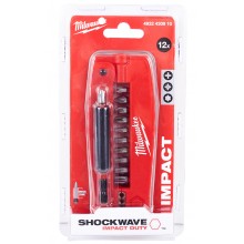 Milwaukee Shockwave Impact duty estaw bitów 12 Szt 4932430910