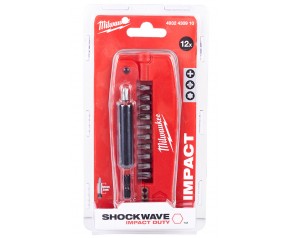 Milwaukee Shockwave Impact duty estaw bitów 12 Szt 4932430910