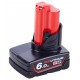 Milwaukee M12 B6 Redlithium Akumulator (12V/6,0Ah) 4932451395