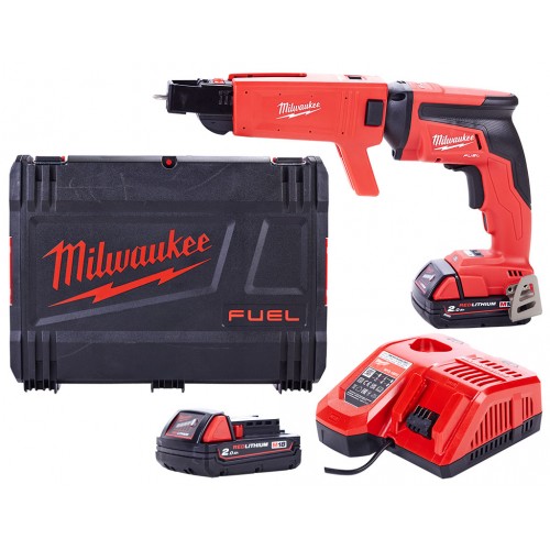 Milwaukee M18FSGC-202X Wkrętarka do suchej zabudowy 2x 2.0 Ah, HD box 4933459199