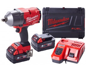 Milwaukee M18 FHIWP12-502X Klucz udarowy 2x5.0 Ah, HD Walizka 4933459693