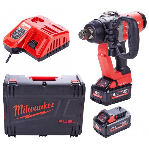 Milwaukee M18 ONEFHIWF1-802X Klucz udarowy (18V/2x8,0Ah) HD Walizka 4933459733