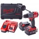 Milwaukee M18 ONEPD2-502X Wiertarko-wkrętarka udarowa 2x5.0 Ah, HD Walizka 4933464527