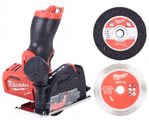 Milwaukee M12 FCOT-0 Szlifierka kątowa (12V/bez aku/76x10mm) 4933464618