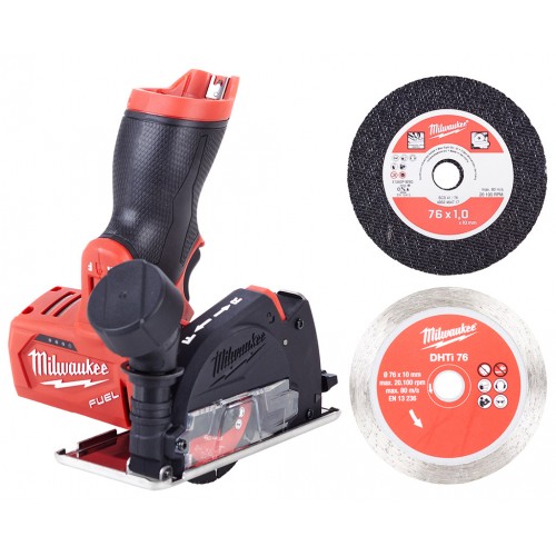 Milwaukee M12 FCOT-0 Szlifierka kątowa (12V/bez aku/76x10mm) 4933464618