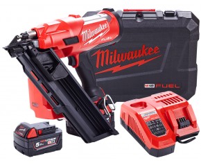 Milwaukee M18 FFN-502C Gwoździarka akumulatorowa 2x5.0 Ah, Walizka 4933471404