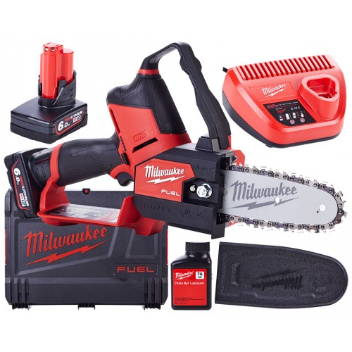 Milwaukee M12FHS-602X Piła łańcuchowa do gałęzi 2x6.0 Ah , HD Box 4933472212