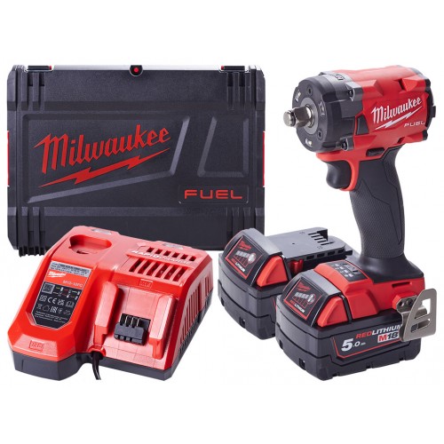 Milwaukee M18 FIW2F12-502X Klucz udarowy 5.0 Ah, HD Walizka 4933478444