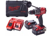 Milwaukee M18 FPD3-502X Wiertarko-wkrętarka udarowa (18V/2x5,0Ah) HD Walizka 4933479860