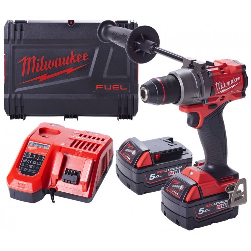 Milwaukee M18 FPD3-502X Wiertarko-wkrętarka udarowa (18V/2x5,0Ah) HD Walizka 4933479860