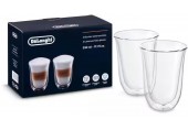 DeLonghi Szklanki do Latte macchiato, 330ml, 2 Szt DLSC312