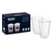 DeLonghi Szklanki do Latte macchiato, 330ml, 2 Szt DLSC312