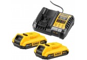 DeWALT DCB1104D2 Zestaw ładowarka DCB1104 + 18V 2x2,0Ah