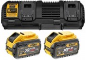 DeWALT DCB132X2 Zestaw XR FlexVolt Ładowarka DCB132 + 54V 2x9,0Ah
