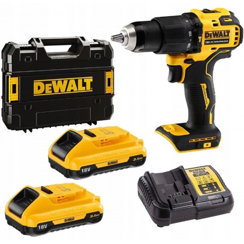 DeWALT DCD709L2T Wiertarko-wkrętarka (65Nm/18V/2x3,0Ah) Tstak