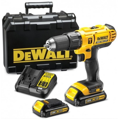 DeWALT DCD776C2 Wiertarko-wkrętarka udarowa XR (42Nm/18V/2x1,3Ah) walizka