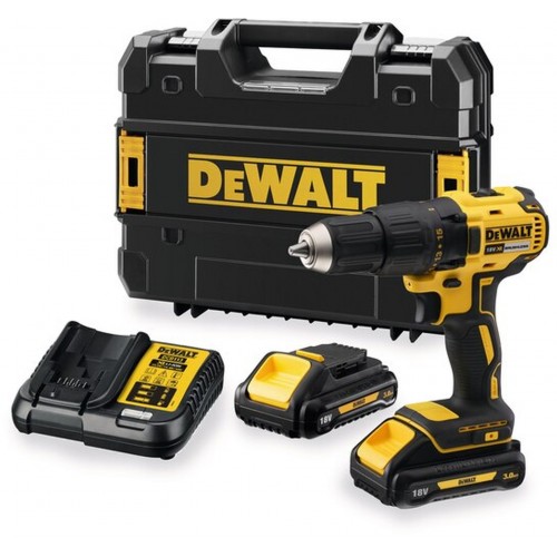 DeWALT DCD777L2T akumulatorowa wiertarko-wkrętarka XR (65Nm/18V/2x3,0Ah) Tstak