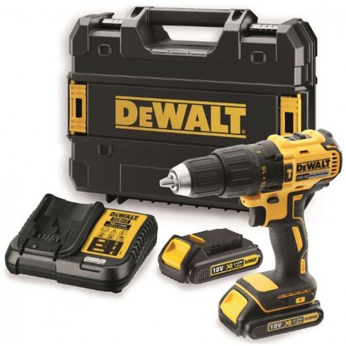 DeWALT DCD778S2T Aku wiertarko-wkrętarka udarowa XR (65Nm/18V/2x1,5Ah) Tstak