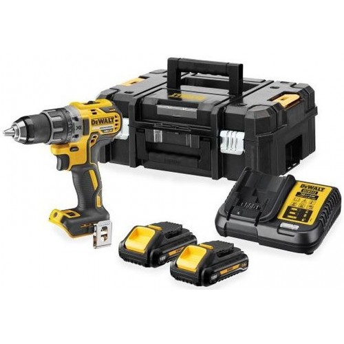 DeWALT DCD791L2T Aku wiertarko-wkrętarka XR (70Nm/18V/2x3,0Ah) kufr Tstak