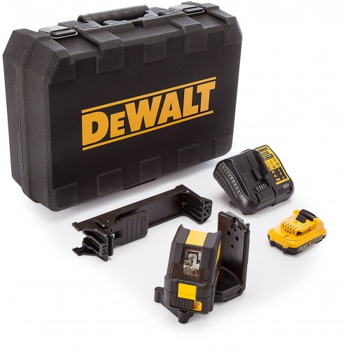 DeWALT DCE088D1R Laser krzyżowy, czerwoną, XR (10,8V/2,0Ah) Tstak