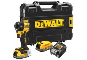 DeWALT DCF870E2T Zakrętarka udarowa PowerStack (1/4"/56Nm/18V/2x1,7Ah) Tstak