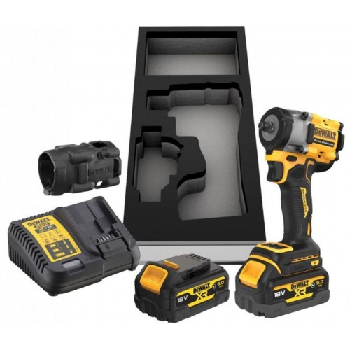 DeWALT DCF923P2G Klucz udarowy 3/8“ (406Nm/18V/2x5,0Ah)