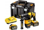 DeWALT DCH333X2 Aku młoto-wiertarka SDS-Plus XR (3,5J/54V/2x9,0Ah) Tstak