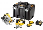 DeWALT DCK2012P2T zestaw Combo (DCS570+DCS334+18V+2x5,0Ah) Tstak